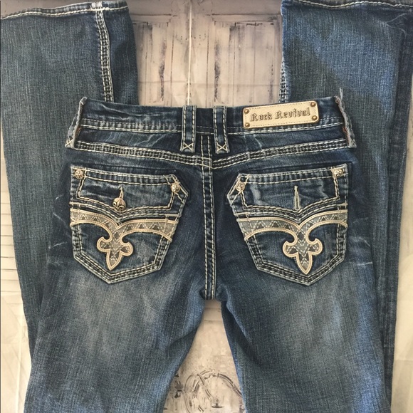 Rock revival Tess boot jeans size 27 - Picture 1 of 5